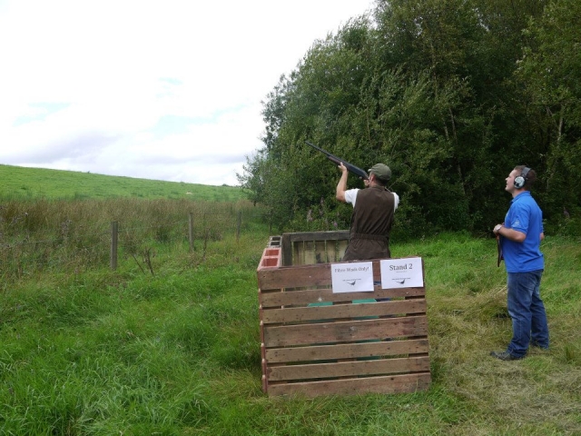 从我们的一个看台进行射击